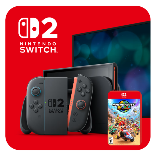 Nintendo Switch 2 + MarioKart World Bundle - Black
