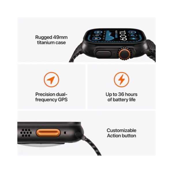 Apple Watch Ultra 2 (GPS+Cellular) 49mm Titanium Case