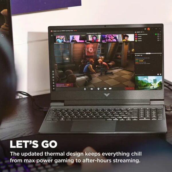 HP - Victus 15.6" 144Hz Full HD Gaming Laptop - Intel Core i5 13420H - 8GB Memory - NVIDIA GeForce RTX 3050 - 512GB SSD - Mica Silver
