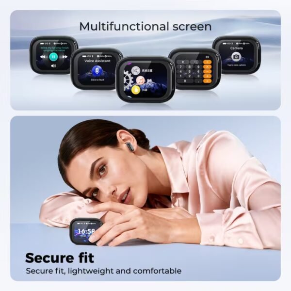 2026 HTC NE68 Wireless Earbuds | High-quality AI Intelligent Voice Translation App, Noise-Canceling Microphone.