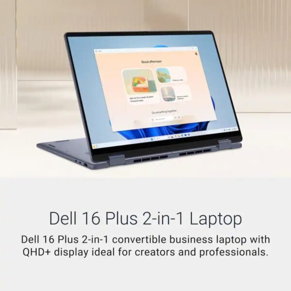 Dell - Plus - Copilot+ PC - 16" 2.5K 2-in-1 Touchscreen Laptop - Intel Core Ultra 9 288V 2024 - 32GB Memory - 1TB Storage - Midnight Blue