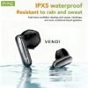 2026 HTC NE48 Wireless Earbuds | High-quality AI Intelligent Voice Translation App, Noise-Canceling Microphone.