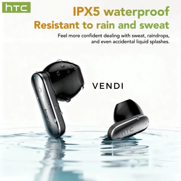 2026 HTC NE48 Wireless Earbuds | High-quality AI Intelligent Voice Translation App, Noise-Canceling Microphone.