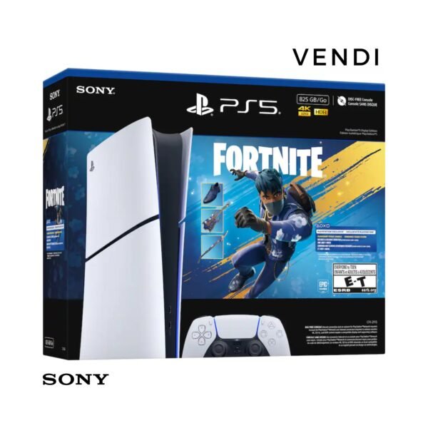 PlayStation 5 Console 2 (6) PlayStation 5 Digital Edition 825GB – Fortnite Flowering Chaos Bundle - PlayStation 5
