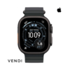 Apple Watch Ultra 3 (GPS+Cellular) 49mm Black Titanium Case with Black Ocean Band - Black