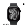 13 New! Apple Watch Series 11 (GPS+Cellular) 46mm Jet Black Aluminum Case with Black Sport Band - M/L - Jet Black