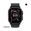 Apple Watch Ultra 3 (GPS+Cellular) 49mm Black Titanium Case with Black Alpine Loop Band - Black
