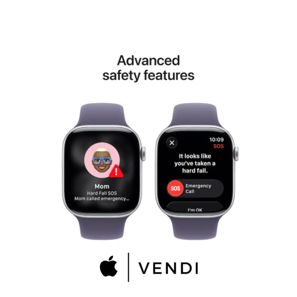 9 New! Apple Watch Series 11 (GPS) 46mm Space Gray Aluminum Case with Black Sport Band - M/L - Space Gray