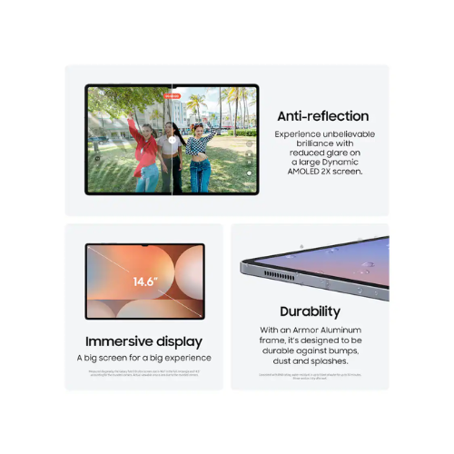 Samsung - Galaxy Tab S10 Ultra - 14.6" 256GB - Wi-Fi - with S-Pen - Moonstone Gray