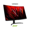Acer - Nitro Gaming 31.5" Curved WQHD 180Hz 1ms FreeSync Premium Gaming Monitor (DisplayPort, HDMI x2) - Black