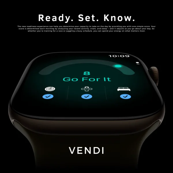 Apple Watch Series 12 (GPS) 46mm Aluminum Case with Black Sport Band - M/L - (2026)
