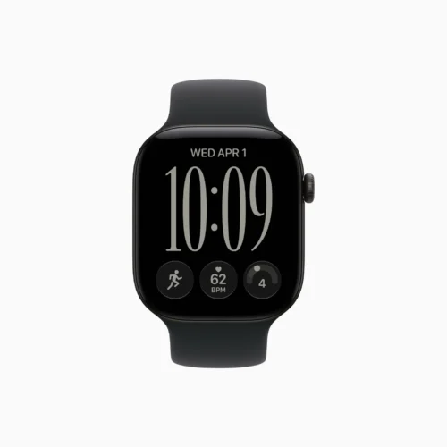 7 Apple Watch Series 12 (GPS) 46mm Aluminum Case with Black Sport Band - M/L - (2026)