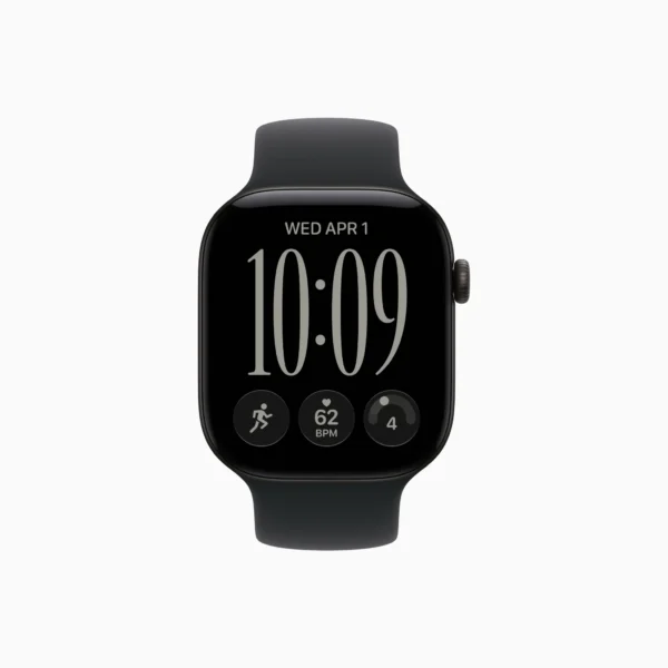 Apple Watch Series 12 (GPS) 46mm Aluminum Case with Black Sport Band - M/L - (2026)